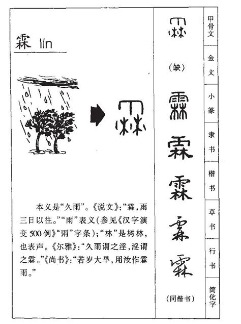 霖 名字|霖字取名的寓意